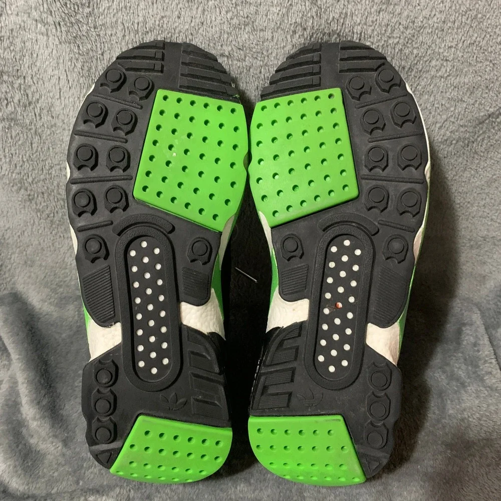 Adidas Kawasaki Ninja ZX22 Boost Silver Green Mens Sneakers GW2125 Size 8